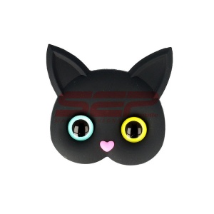 Stand suport adeziv telefon mobil Cartoon CAT BLACK - Img 1