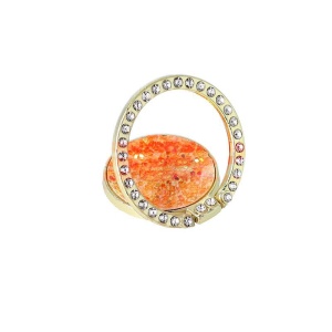 Stand suport adeziv tip inel Glitter Orange - Img 2