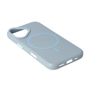 Toc Luxury Leather Magsafe Apple iPhone 16e Sky Blue - Img 2
