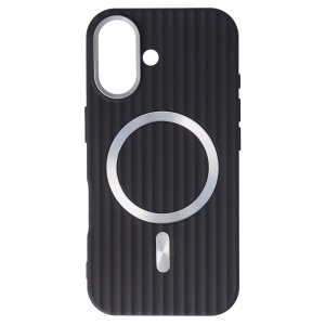 Toc TPU Magnetic Waves Apple iPhone 16 Black - Img 1