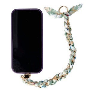 Accesoriu tip bratara cu lantisor pentru husa telefon mobil Design 06 - Img 2