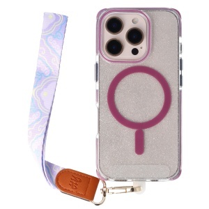Accesoriu tip bratara textil cu carabina Wave Lines