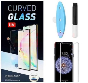 Folie protectie display sticla UV Gel Huawei P40 Lite E - Img 1
