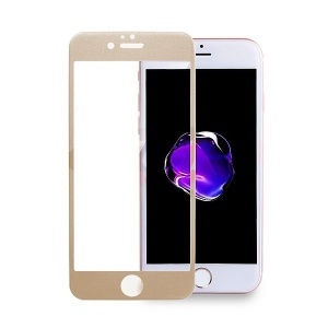 Geam protectie display sticla 3D Apple iPhone 7 Plus GOLD - Img 2