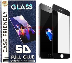 Geam protectie display sticla 5D FULL GLUE Huawei P40 BLACK