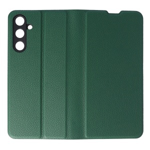 Husa FlipCover Leather Samsung Galaxy A16 Dark Green