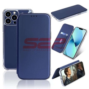Husa FlipCover Magnet Piano Xiaomi Redmi 12C Dark Blue - Img 2