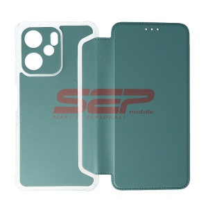 Husa FlipCover Magnet Piano Xiaomi Redmi 13C Dark Green