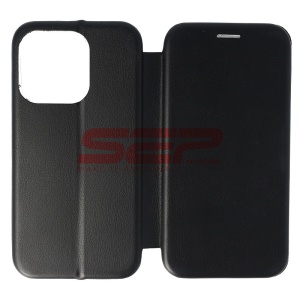 Husa FlipCover Round Apple iPhone 14 Pro Black