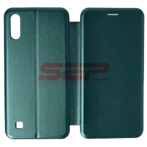 Husa FlipCover Round Samsung Galaxy A10 Green