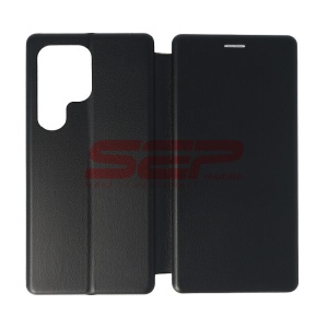 Husa FlipCover Round Samsung Galaxy S25 Ultra Black