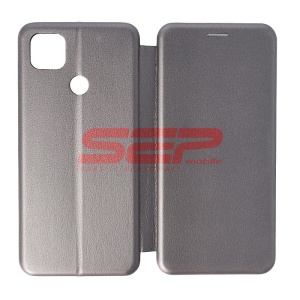 Husa FlipCover Round Xiaomi Redmi 9C Fossil Gray