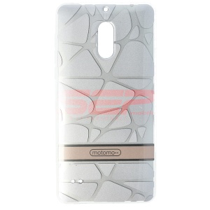 Husa Motomo 3D Stones Nokia 6 SILVER - Img 1