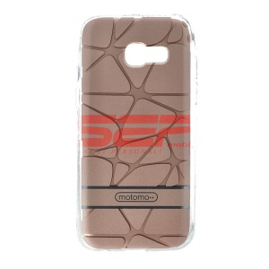 Husa Motomo 3D Stones Samsung Galaxy A3 2017 GOLD