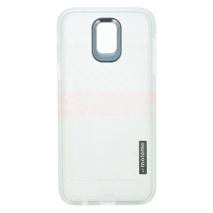 Husa MOTOMO Carbon Fiber Samsung Galaxy J5 (2017) Silver