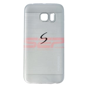 Husa Motomo Fashion Case Samsung Galaxy S6 Edge SILVER