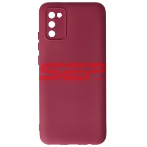 Husa silicon High Copy Samsung Galaxy M02s Burgundy