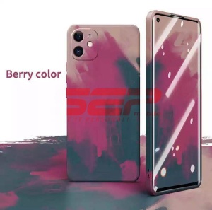 Husa silicon Watercolor Samsung Galaxy A72 Berry - Img 2