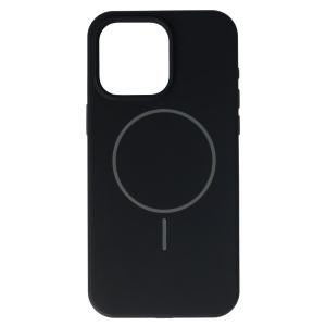 Husa Soft Silicone Magsafe Apple iPhone 15 Pro Max Black