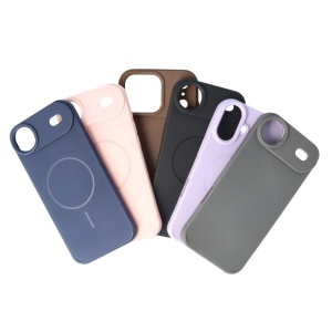 Husa Soft Silicone Magsafe Apple iPhone 17 Pro Brown - Img 4
