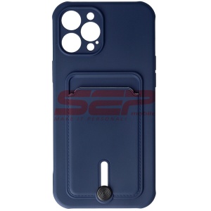 Husa TPU Card Holder Apple iPhone 12 Pro Max Navy - Img 1