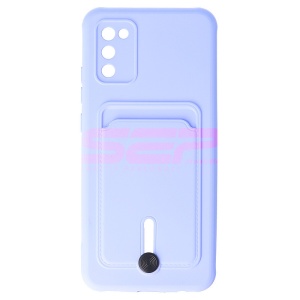 Husa TPU Card Holder Samsung Galaxy A02s Lavander - Img 1