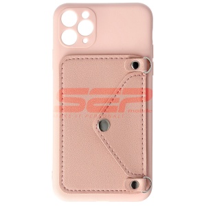 Husa TPU Crossbody Wallet Apple iPhone 11 Pro Max PINK - Img 2
