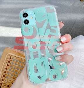 Husa TPU IMD LOVE Letters Apple iPhone 12 Pro Max MINT - Img 1