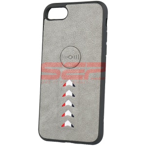 Husa TPU Leather Arrow Huawei P20 Lite Grey
