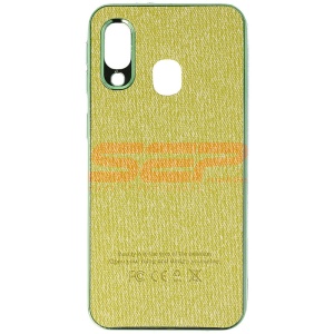 Husa TPU Leather Denim Samsung Galaxy A40 Green - Img 1
