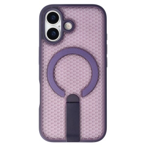 Husa TPU+PC 3D Grid Apple iPhone 17 Purple