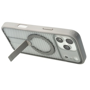 Husa TPU+PC 3D Grid Samsung Galaxy A17 4G Titanium Grey - Img 3