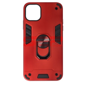 Husa TPU+PC Armor Ring Case Apple iPhone 11 Pro Max Red - Img 1