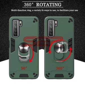 Husa TPU+PC Armor Ring Case Apple iPhone 12 Pro Max Midnight Green - Img 3