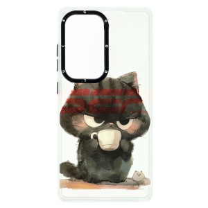 Husa TPU+PC Creative Case Samsung Galaxy S25 Ultra Angry Cat - Img 1