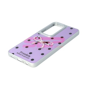 Husa TPU+PC Dots Oppo A80 5G Purple - Img 3
