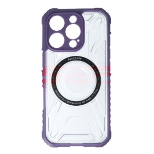 Husa TPU+PC Geometric Apple iPhone 16 Pro Purple - Img 2