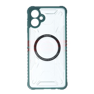 Husa TPU+PC Geometric Samsung Galaxy A06 Green - Img 2