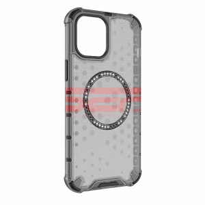 Husa TPU+PC Honeycomb Magsafe Oppo Reno11 F 5G Black - Img 3