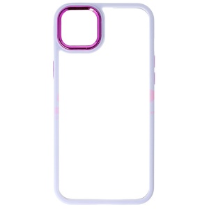 Husa TPU+PC Shell Clear Cover Apple iPhone 14 Plus Purple - Img 2
