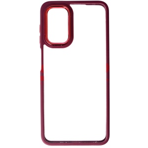 Husa TPU+PC Shell Clear Cover Samsung Galaxy A13 4G Burgundy - Img 2