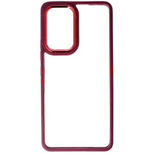 Husa TPU+PC Shell Clear Cover Samsung Galaxy A53 5G Burgundy - Img 2
