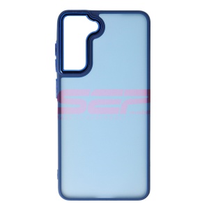 Husa TPU+PC Shell Clear Cover Samsung Galaxy S21 FE Blue - Img 2