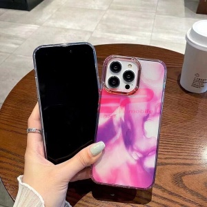 Husa TPU+PC Starry Sky Apple iPhone 13 Pro Pink - Img 1