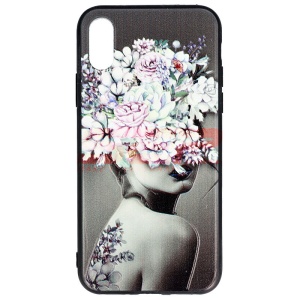Husa TPU+PC UV Print 3D Apple iPhone X / XS Lady - Img 1