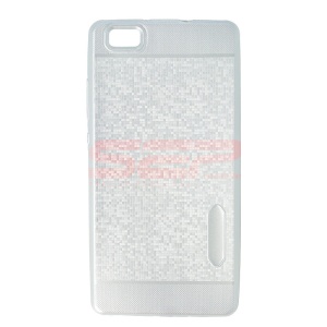 Husa TPU Water Cube Huawei P8 Lite SILVER