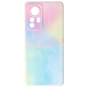 Husa TPU Water Print Xiaomi 12 Pro 5G Blue