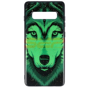 Husa UV Copy Glass Samsung Galaxy S10 Plus Wolf - Img 1
