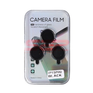 Protectie sticla Metal camera foto Apple iPhone 15 Pro Black