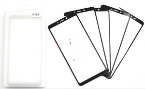 SET 4+1 GRATIS Geam protectie display sticla 6D FULL GLUE Samsung Galaxy A9 2018 BLACK - Img 3